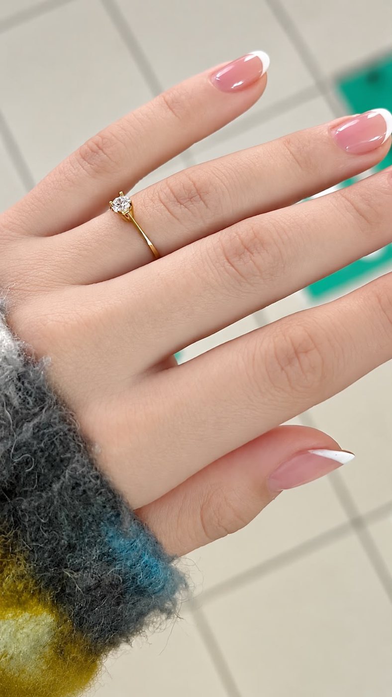 Bague Solitaire Délicate