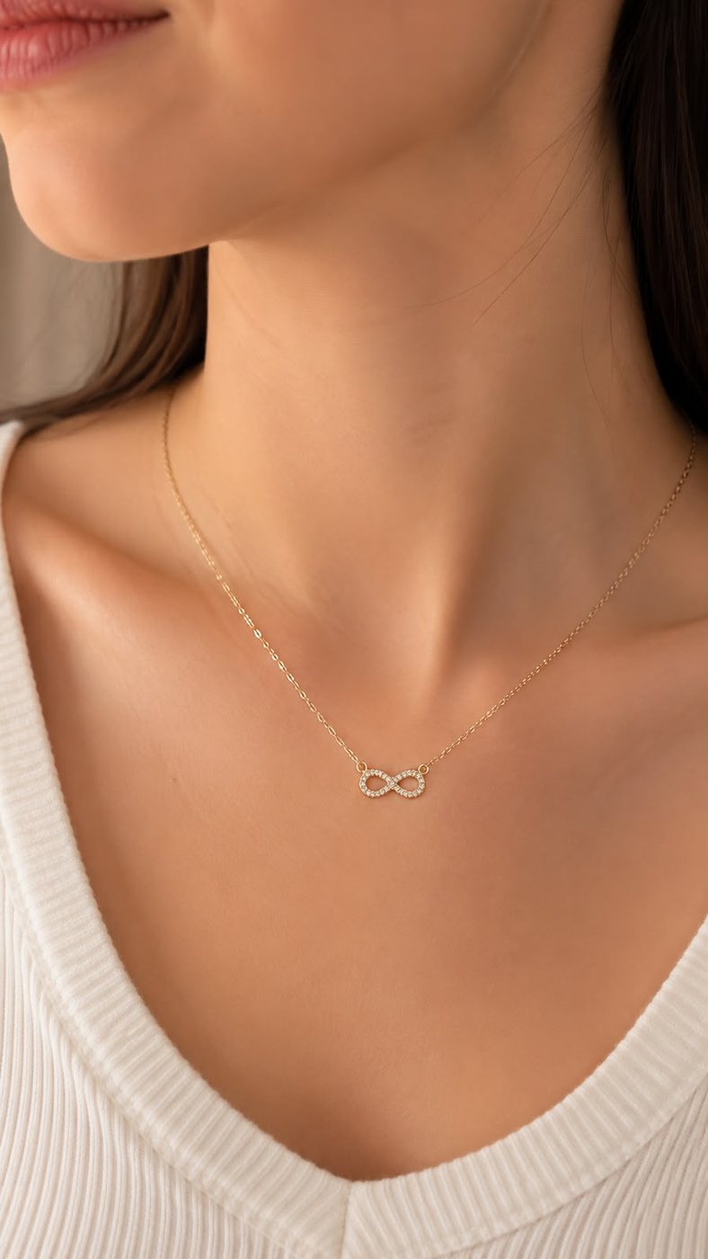 Collier Infini Scintillant